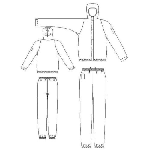 Костюм Б-147 для чистых помещений