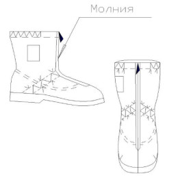 Бахилы (сапоги) Б-198У для чистых помещений
