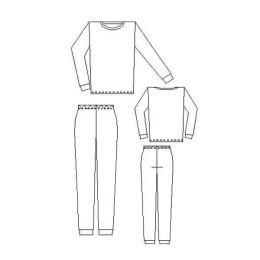 Комплект нижнего белья Б-190 для чистых помещений