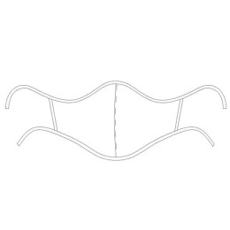 Маска многоразовая Б-191 для чистых помещений (10шт)