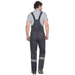 Костюм НАВИГАТОР-РОСС куртка, п/к серый с красным и СОП