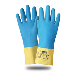 Перчатки Safeprotect НЕОЛАТ (неопрен+латекс, хлопк.слой, толщ.0,70мм, дл.320мм)