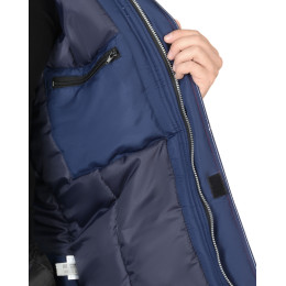 Костюм АЛЕКС зимний: куртка, брюки, темно-синий, тк.Таслан