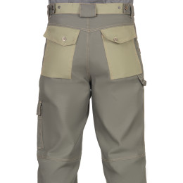 Брюки ВЕСТ-ВОРК т.оливковый со св.оливковым пл. 275 г/кв.м