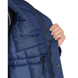 Костюм ПРОФЕССИОНАЛ куртка, п/к, синий с серым