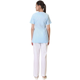 Блуза ДЖУЛИЯ женская голубая