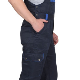 Костюм ТИТАН куртка, п/к синий с васильковым и СОП