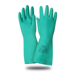 Перчатки Safeprotect МЕТЕОР-SP (нитрил, хлопк.слой, толщ.0,38 мм, дл.320мм)