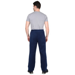 Костюм флисовый, куртка, брюки темно-синие