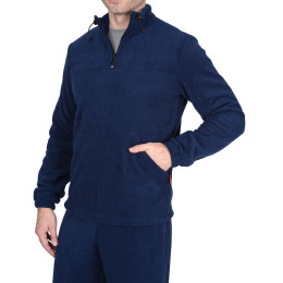 Костюм флисовый, куртка, брюки темно-синие