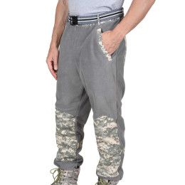 Костюм ФИШЕР летний, флисовый серый с отделкой КМФ Пустыня