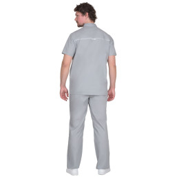 Костюм МЕДИК мужской светло-серый