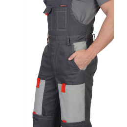 Костюм ФАВОРИТ куртка, п/к т.серый со св.серым