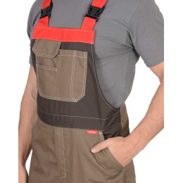 Костюм ФАВОРИТ-МЕГА куртка и полукомбинезон, св. коричневый с корич., СОП