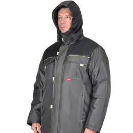 Костюм ФАВОРИТ куртка, брюки, т.серый с серым