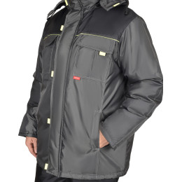 Костюм ФАВОРИТ куртка, полукомбинезон, т.серый с серым