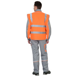 Жилет сигнальный УНИВЕРСАЛ 400 G оранжевый