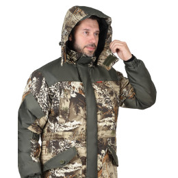 Костюм ГОРКА зимний: куртка дл., брюки (тк.CROWN-230) КМФ Серый мох