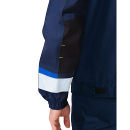 Костюм БОСТОН куртка, брюки, темно-синий с васильковой и чер. отд.