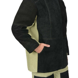 Костюм сварщика: куртка, брюки брезентовый со спилком (2,7 кв.м) тип Б