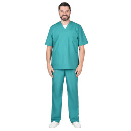 Костюм хирурга универсальный зелёный