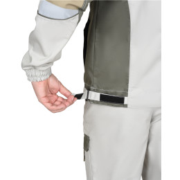 Костюм КАСПИЙ куртка, брюки, молочный с оливой, песочным и СОП