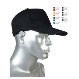 Кепка-бейсболка чёрная (пакет по 50 шт.,в упаковке 200 шт.)