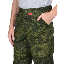 Костюм РЫСЬ куртка, брюки (тк. Рип-стоп 210) КМФ Цифра зеленая