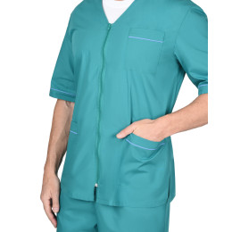 Костюм универсальный на молнии зелёный