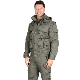 Костюм ТИГР куртка, брюки (тк. Rodos 245) Оливковый