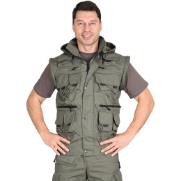 Костюм ТИГР куртка, брюки (тк. Rodos 245) Оливковый