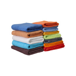 Полотенце махровое (40х70) красный 430 г/м2 (Туркмения) (х200) (ЧЗ)