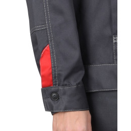 Костюм ФАВОРИТ женский куртка, брюки  т.серый со св.серым