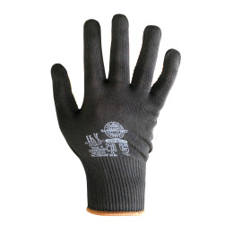 Перчатки Safeprotect НейпДот-Ч (нейлон+ПВХ-точка, черный)