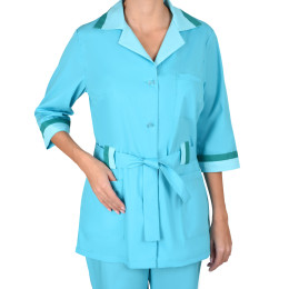 Костюм ФЛОРА женский светло-бирюзовый (СТ)