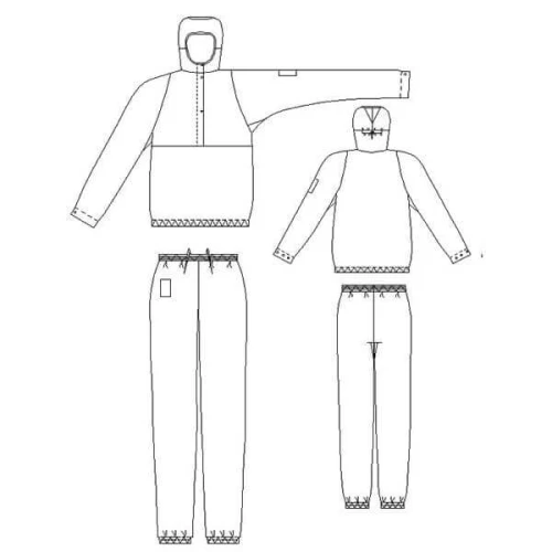 Костюм Б-148 для чистых помещений