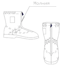 Бахилы (сапоги) Б-198У для чистых помещений