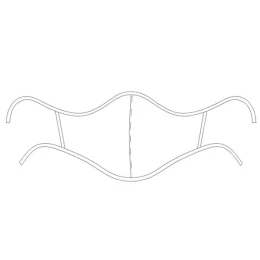 Маска многоразовая Б-191 для чистых помещений (10шт)