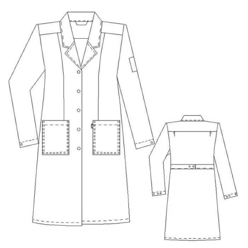 Антистатический халат Б-102