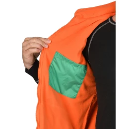 Жилет ЕВРОПА удлиненный (на подкладке флис) зеленое яблоко