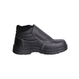 Ботинки сварщика зимние ТИТАН, кожа, ПКП, иск.мех, Нитрил