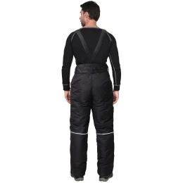 Костюм АЛЕКС зимний: куртка, брюки, черный, тк.Таслан