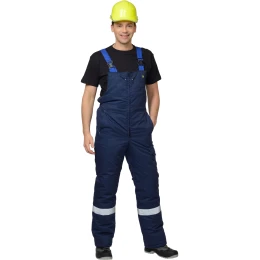 Костюм БОСТОН куртка, п/к т.синий с васильковой и чёрной отд.