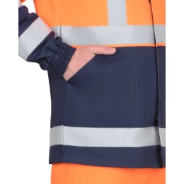 Костюм ТЕРМИНАЛ-3-РОСС куртка, брюки оранжевая с темно-синим