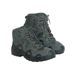 Ботинки ДОЗОР замша (оливковые), ПУ-Нитрил