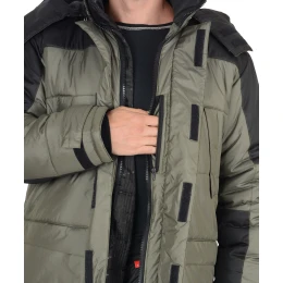 Костюм ЕВРОПА куртка, брюки, оливковый с черным