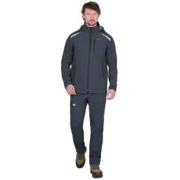 Костюм СПЕЙС куртка, брюки, софтшелл сине-серый
