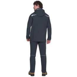 Костюм СПЕЙС куртка, брюки, софтшелл сине-серый