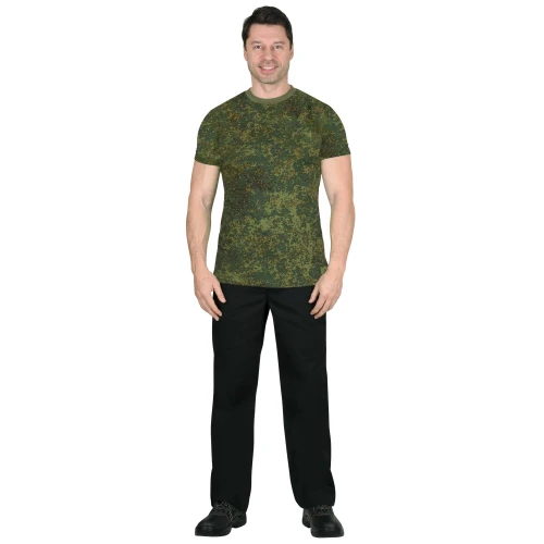 Футболка КМФ Цифра зелёная 160г/м2