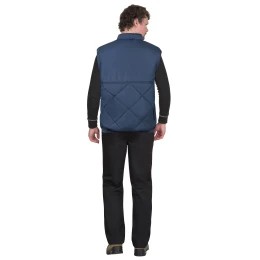 Жилет ЕВРОПА утепленный тёмно-синий